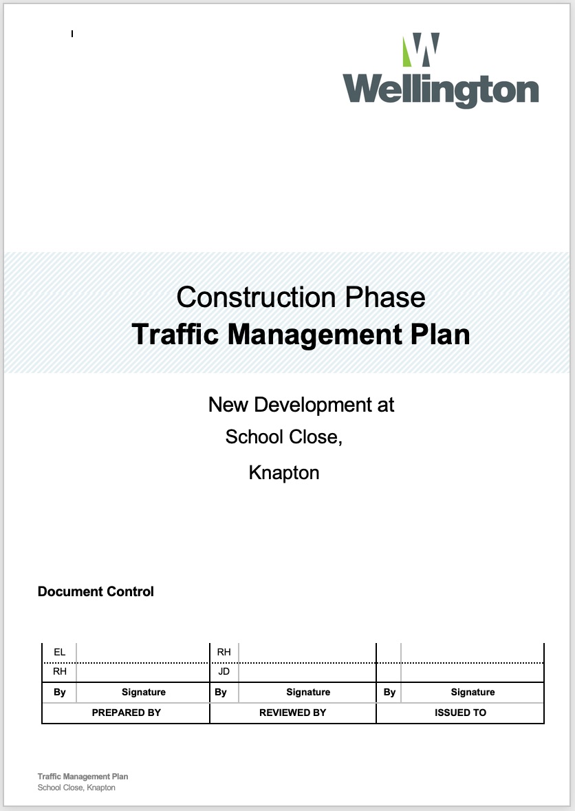 Wellington's revised Traffic Management Plan