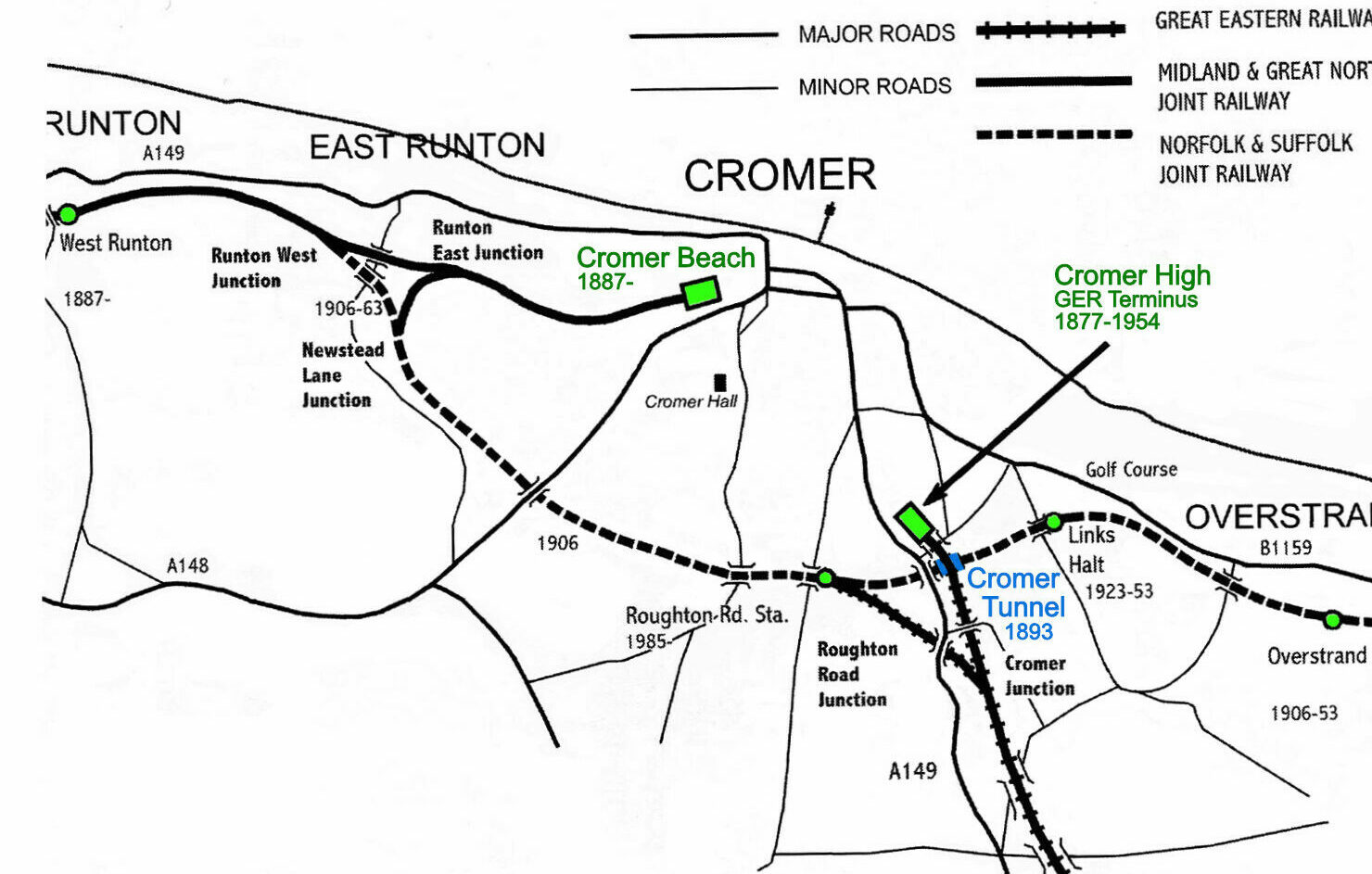 Knapton station when first built