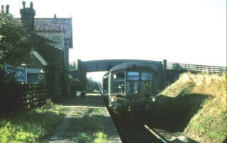 DMU at Knapton on the last day