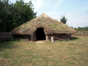 Bronze Age Round House at Flag Fen Bronze Age Round House at Flag Fen image