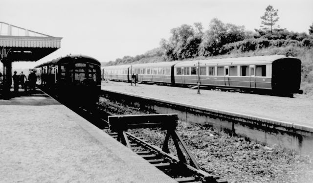 Camp Coach 157 at Mundesley in 1958