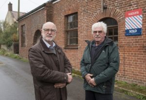 Chapel Sold Parish Council Vice Chair Alan Young and Cllr Andrew Claydon
