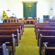 Knapton Methodist Church Aisle in 2015