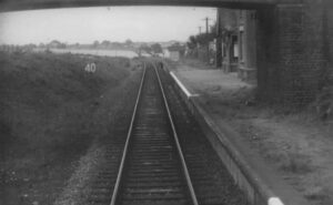 Knapton-Station Knapton platform from the bridge