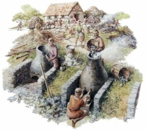 Making-iron-in-the-Iron-age Making iron in the Iron Age graphic