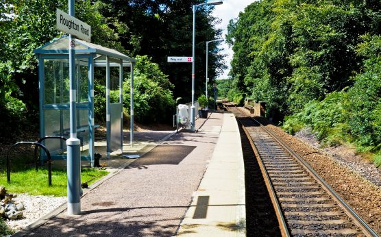 Roughton Road Halt platform