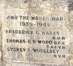 War Memorial inscription 1939-45